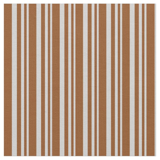 Leichte graue und braune farbige Linien Stoff (Nahaufnahme)