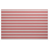 Leichte graue und rote Streifen Stoff (Fat Quarter (45,7 x 55,9 cm))