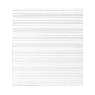 Leichte, graue und weiße Streifen Notizblock