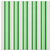 Leichte, grüne Creme, Limone und schwarze Streifen Stoff (Muster)