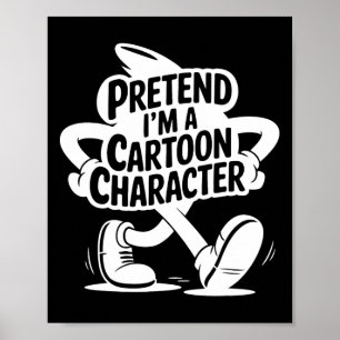 Leichte Halloween-Kostüme, so tun, als wäre ich ei Poster