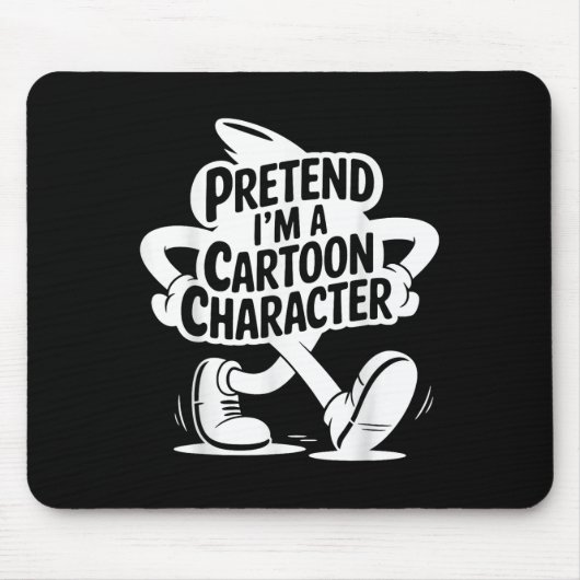 Leichte Halloween-Kostüme täuschen im Cartoon Mousepad (Vorne)