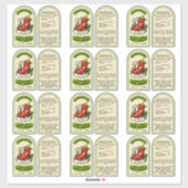 Leichte Heißsauger-Etiketten Aufkleber (Blatt)