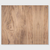 Leichte Holzplatten mit Holzkörnern Geschenkpapier (Flach)