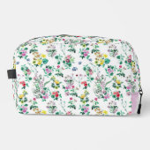 Leichte hübsche Sommerblumen personalisiert Waschbeutel (Vorderseite)
