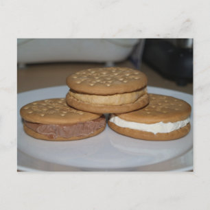 Leichte Ice Cream Sandwiches Rezept Card Postkarte