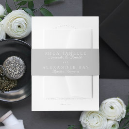 Leichte klassische Kalligrafie - feierliche Hochze Einladungsbanderole