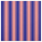 Leichte Korallen und blaufarbige Linien Stoff (Muster)