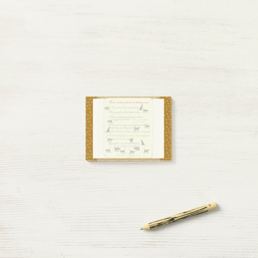 Leichte Kunst des In Herden lebens von Post-it Klebezettel (Auf Schreibtisch)