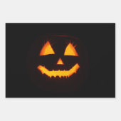 Leichte Kürbislaterne Geschenkpapier Set (Vorderseite 2)