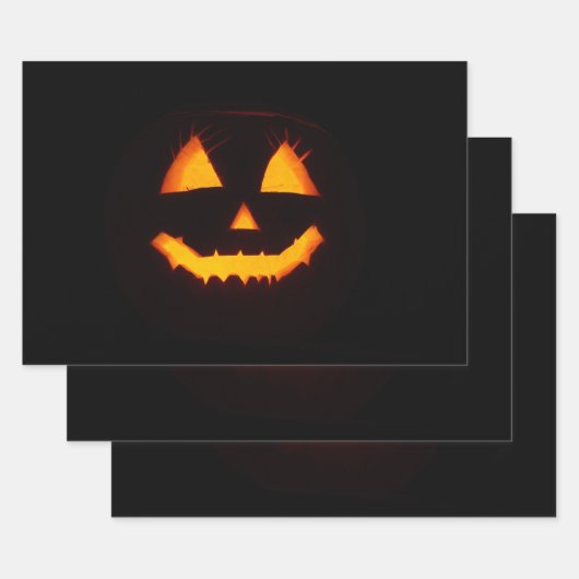 Leichte Kürbislaterne Geschenkpapier Set (Set)