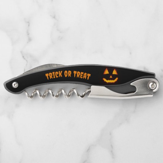 Leichte Kürbislaterne Kellnermesser (Rückseite)