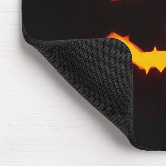 Leichte Kürbislaterne Mousepad (Ecke)