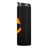 Leichte Kürbislaterne Thermosbecher (Nach rechts gedreht)