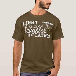 Leichte Lacher Latkes Chanukka Jüdisches Festival T-Shirt