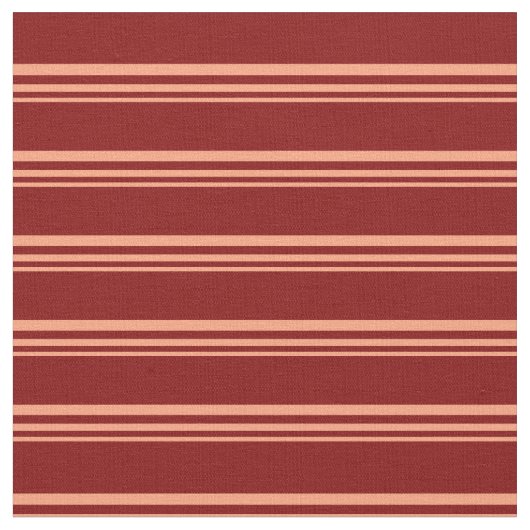 Leichte Lachs- und Maroon-Streifen-Muster Stoff (Nahaufnahme)