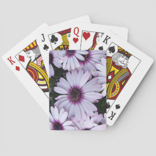 Leichte Lila Blume Bouquet Spielkarten