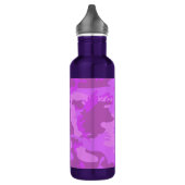 Leichte Lila Camouflage Edelstahlflasche (Links)