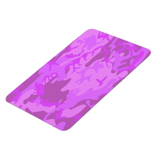 Leichte Lila Camouflage Magnet (Linke Seite)