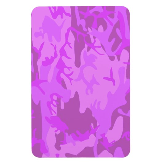Leichte Lila Camouflage Magnet (Vertikal)