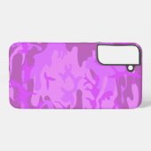 Leichte Lila Camouflage Samsung Galaxy Hülle (Rückseite (Horizontal))