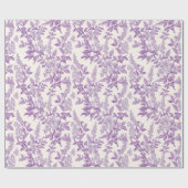 Leichte Lila Chinoiserie Entdeckungsreise Geschenkpapier (Flach)