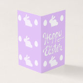 Leichte Lila Osterpackung mit 25 Mini-Karten (Vorderseite)