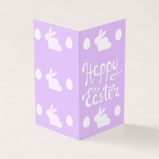 Leichte Lila Osterpackung mit 25 Mini-Karten (Vorderseite)