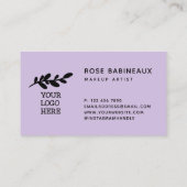 Leichte Lila Pink Star Loyalty Pays Off Logos Treuekarte (Rückseite)