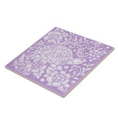 Leichte Lila Schildkrötenschnecke Flora Natur Fliese (Seite)