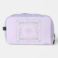 leichte lila Schneeflocke & glitzerndes Herz