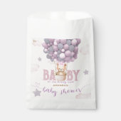 Leichte Lila Violet Baby Girl Dusche Geschenktütchen (Vorderseite)