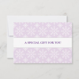 LEICHTE LILA WEISSE SCHNEELAKEN CHRISTMAS BESONDER