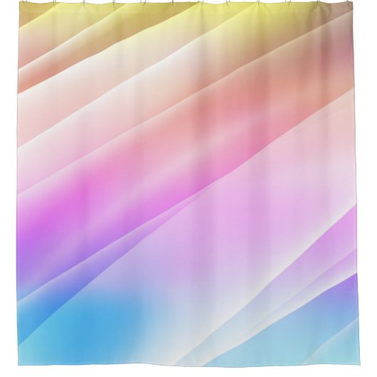 Leichte Multicolor, Rainbow-Abdeckung mit langen L Duschvorhang (Vorderseite)