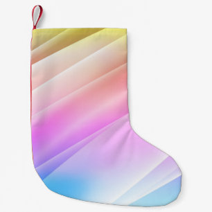 Leichte Multicolor, Rainbow-Abdeckung mit langen L Kleiner Weihnachtsstrumpf