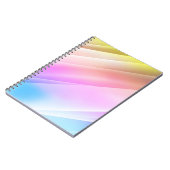 Leichte Multicolor, Rainbow-Abdeckung mit langen L Notizblock (Linke Seite)
