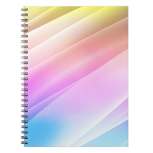 Leichte Multicolor, Rainbow-Abdeckung mit langen L Notizblock (Vorderseite)
