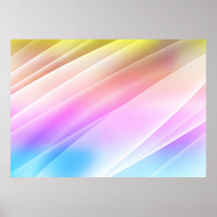 Leichte Multicolor, Rainbow-Abdeckung mit langen L Poster