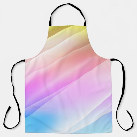 Leichte Multicolor, Rainbow-Abdeckung mit langen L Schürze (Vorderseite)