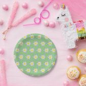 Leichte Papiertafel mit Edelweiss Motif Pappteller (Party)