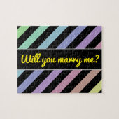 Leichte Pastellfarben und Patternpuzzle aus schwar Puzzle (Horizontal)