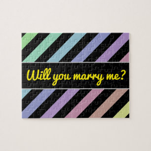 Leichte Pastellfarben und Patternpuzzle aus schwar Puzzle