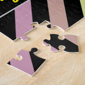 Leichte Pastellfarben und Patternpuzzle aus schwar Puzzle (Seite)