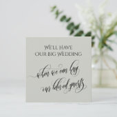 Leichte Phase, in der wir Sie mit einer verzögerte Einladung (Stehend Vorderseite)