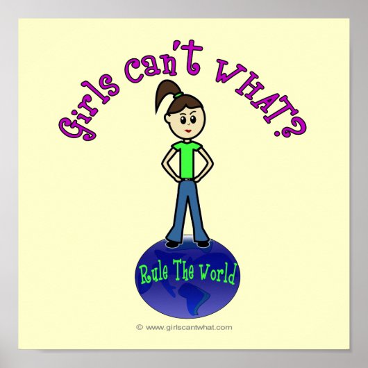 Leichte Regel für das Weltmädchen Poster (Vorne)