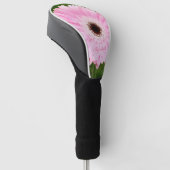 Leichte Rosa Gerbersche Daisy Floral Personalisier Golf Headcover (angewinkelt)