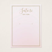 Leichte, rosa Ombre Signature-Schriftart mit Anzei (Vorderseite)