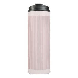 Leichte rosa Streifen süß Thermosbecher