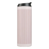 Leichte rosa Streifen süß Thermosbecher (Nach links gedreht)