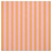 Leichte rosa und dunkelorange farbige Streifen Stoff (Muster)